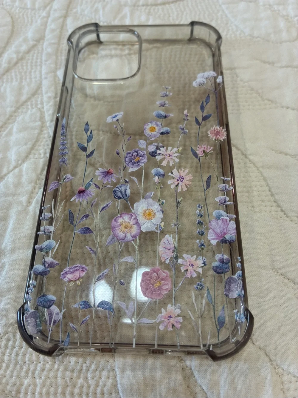 *3 for $10* iPhone 12 or 12 Pro Clear Floral Phone Case